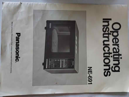 Photo of free Panasonic Microwave - plea6s read (Rayleigh SS6, Eastwood side) #2