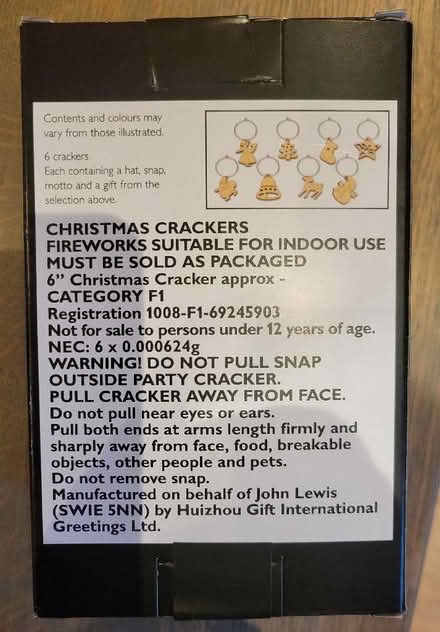Photo of free Pack of 6 mini Christmas crackers (Caversham RG4) #2