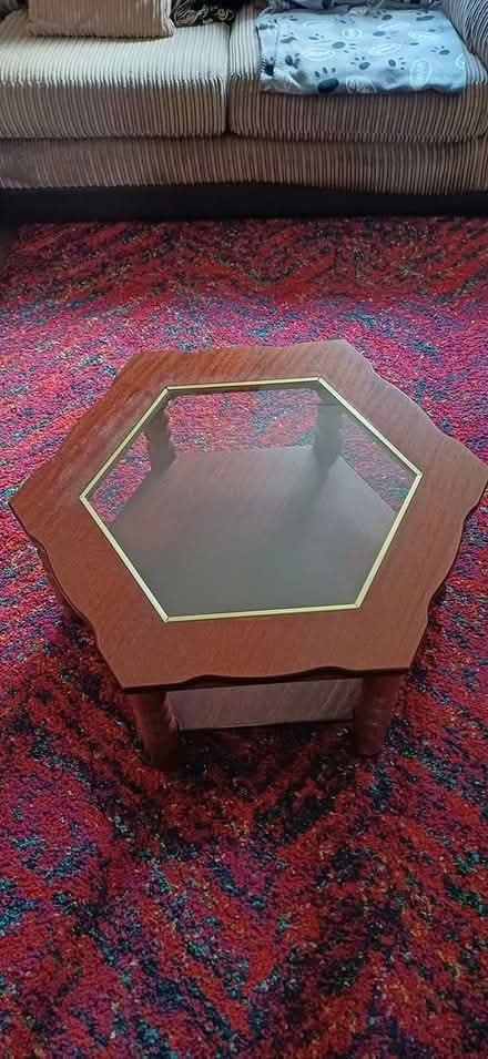 Photo of free Coffee table with glass centre (Havant PO9) #2