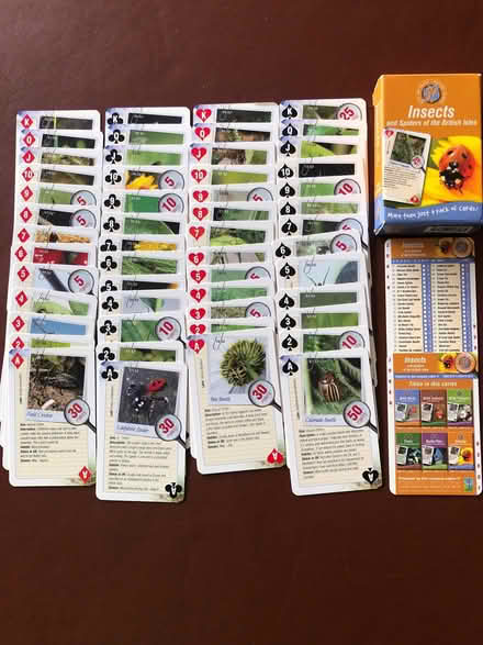 Photo of free Playing Cards featuring Insects (Great Meols CH47) #1