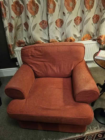 Photo of free Armchair - terracotta cokour (Brinscall PR6) #1