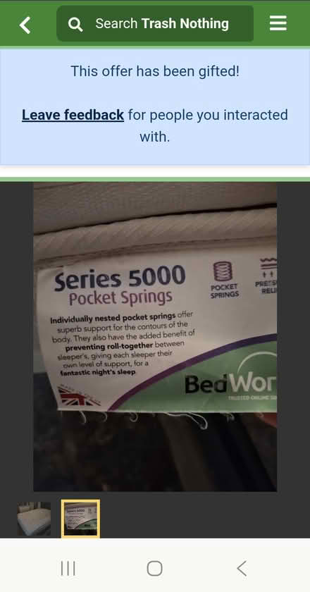 Photo of free King size bed and mattress (Chelmsley wood B37) #3