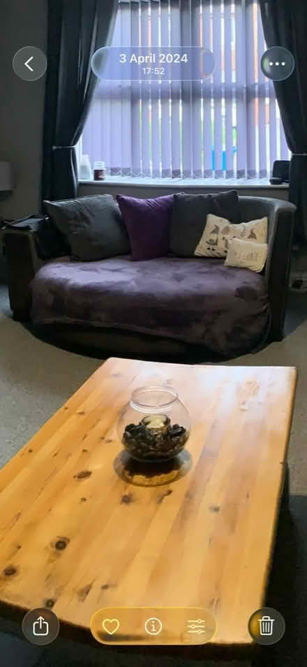 Photo of free Charcoal 3/4 seater sofa and 2 seater cuddle chair (Driffield YO25) #1