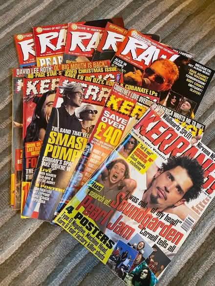 Photo of free Kerrang and Raw magazines (Eastbourne BN21) #1
