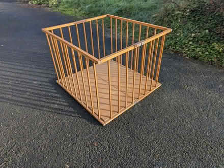 Photo of free Wooden playpen (North Road) #2