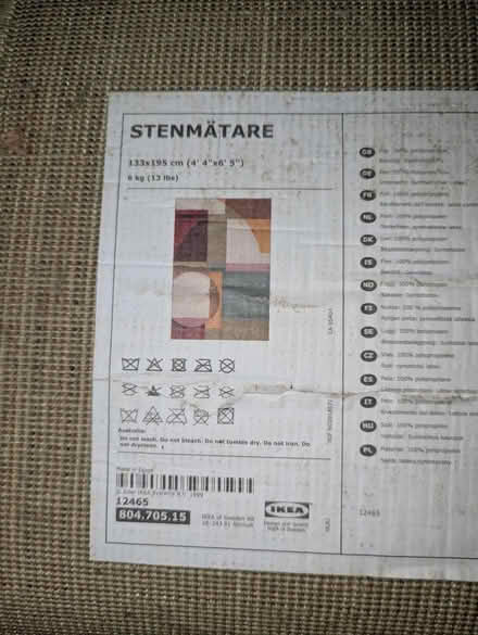 Photo of free IKEA rug (Walkley, S6) #2