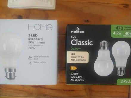 Photo of free 3 lightbulbs (Malvern Vale WR14) #1