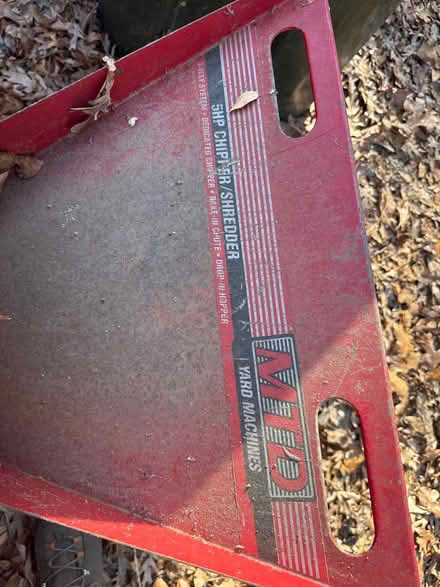 Photo of free Chipper (Duke forest 27705) #2