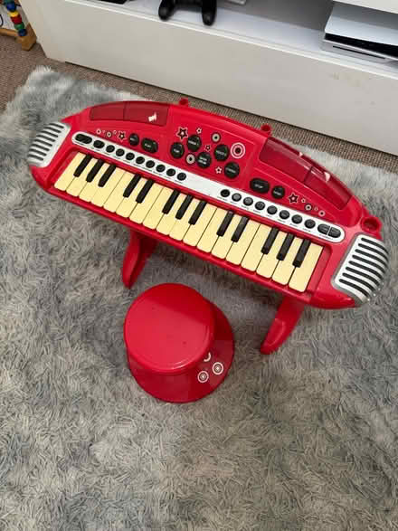 Photo of free Battery keyboard piano with stool (S12) #2