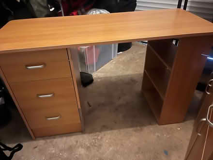 Photo of free Desk and cupboard (Brewood ST19) #1