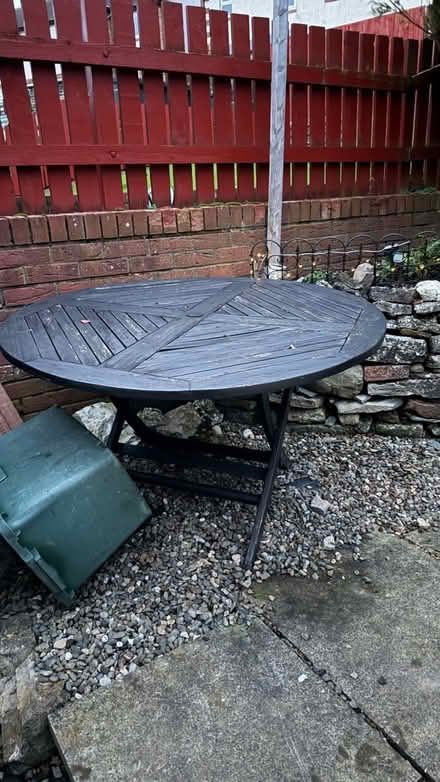 Photo of free outside garden table (Penrith CA11) #1