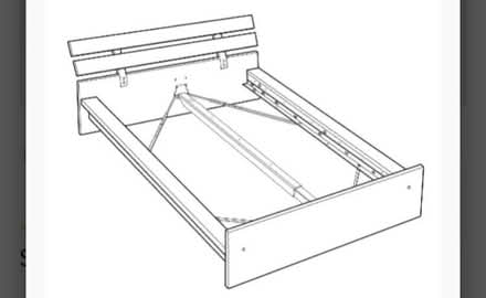 Photo of free Super king size bed frame (Coleridge Ward CB1) #2