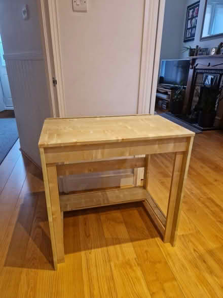 Photo of free Small wood veneer IKEA desk (Twickenham) #4