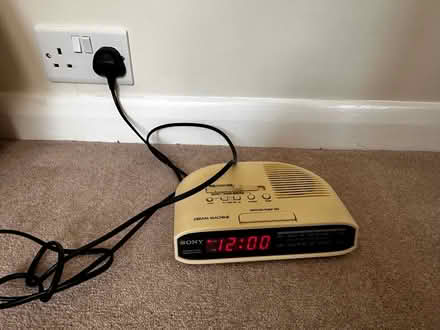Photo of free Sony Radio Electric Clock (Nascot Wood WD17) #1