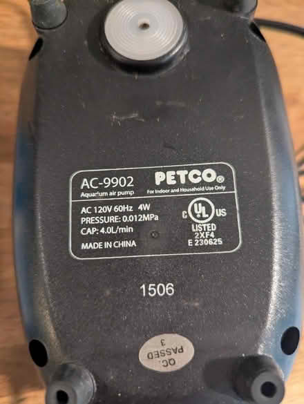 Photo of free Fish tank aerator supplies (Esperance) #2