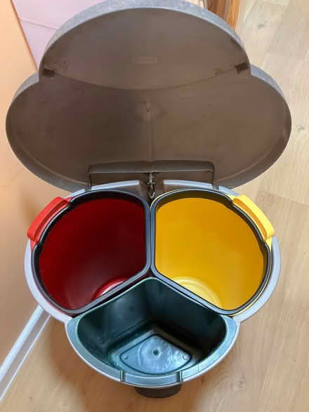 Photo of free 3 Compartment large Curver bin (Thornhill CF14) #1