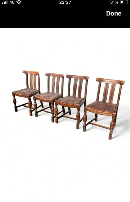 Photo of free Chairs x 4 - Vintage (Perrystown Dublin 12) #2