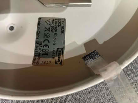 Photo of free Ikea ceiling light Almhult (Little Ryton SY5) #3