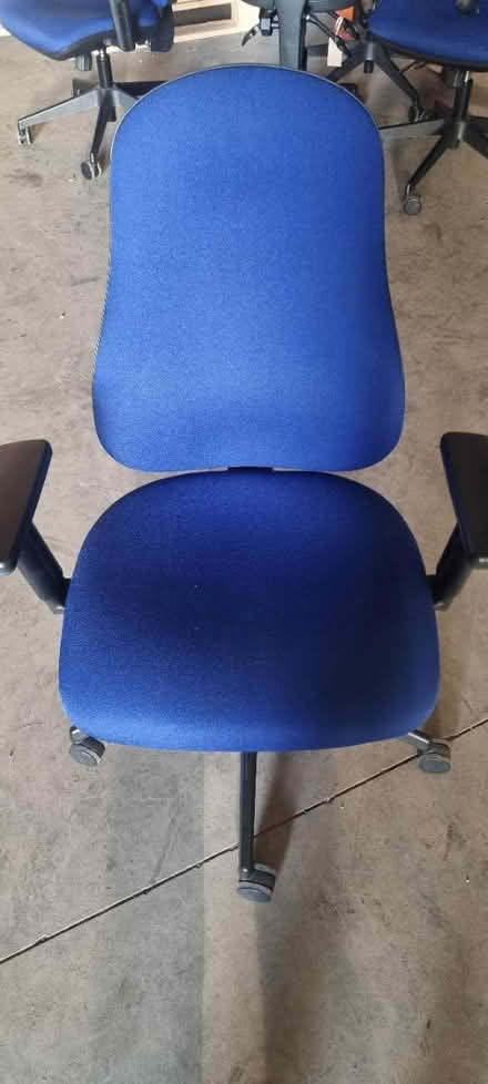 Photo of free Blue office chairs (Twyford RG10) #1