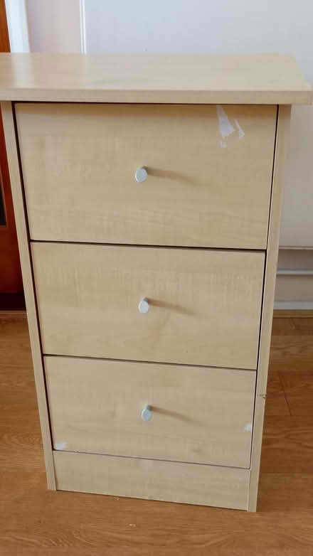 Photo of free MDF Desk with 3 Drawers and Shelves (IP5) #3