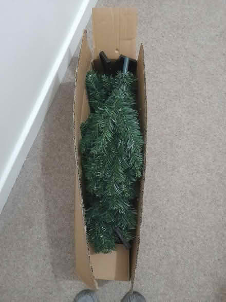 Photo of free 4ft artificial Christmas tree with stand (Burwell CB25) #1