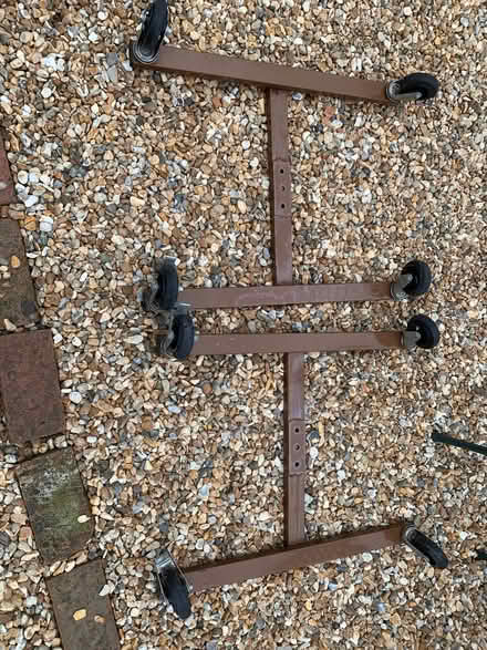 Photo of free Metal frame on wheels (Middleton on Sea PO22) #1