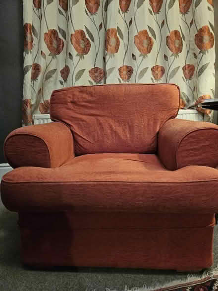 Photo of free Armchair - terracotta cokour (Brinscall PR6) #2