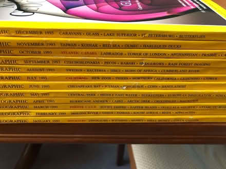Photo of free National Geographic Magazines 1993 full year 12 copies (North Ascot SL5) #4