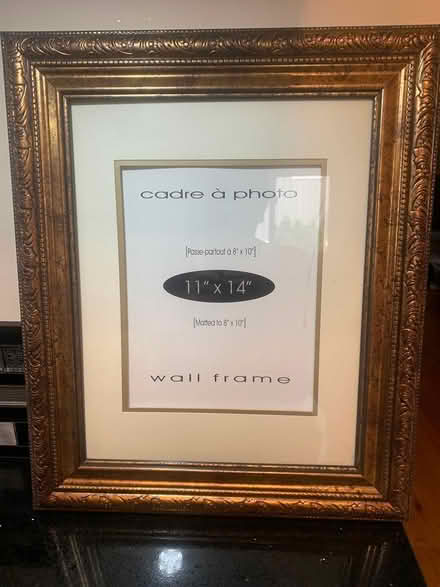 Photo of free Rich, Dark Gold Picture Frame (Erin Mills/Britannia) #1