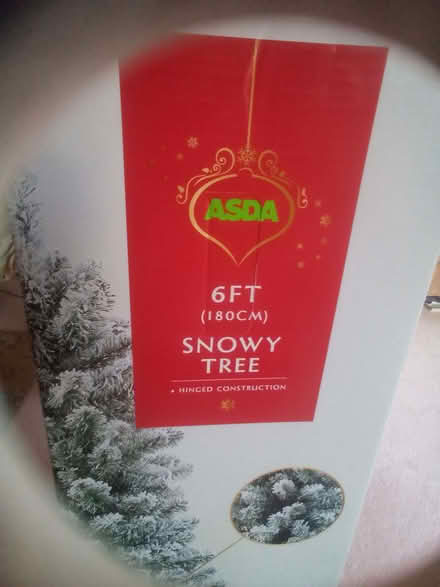 Photo of free Christmas tree, snowy, 6ft (Leckhampton GL53) #1