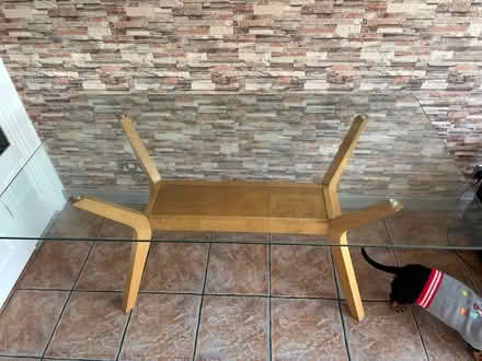 Photo of free Glass wooden table (Perry barr B42) #4