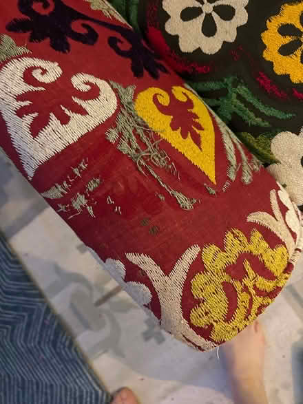 Photo of free Little embroidered chair (EH14 Juniper Green) #3