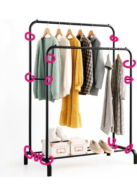 Photo of free double clothes rail (Nottingham NG7) #2