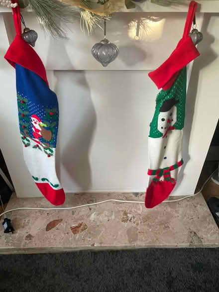 Photo of free 2 Xmas stockings Good condition (Welling DA16) #1