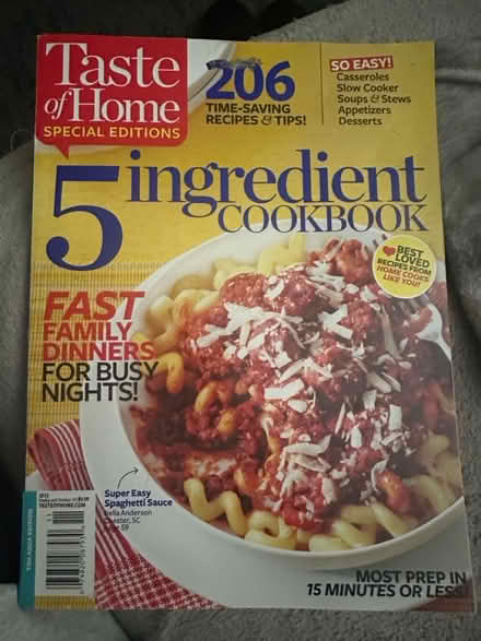Photo of free Taste of Home cookbook (Burlington near Woburn line) #1