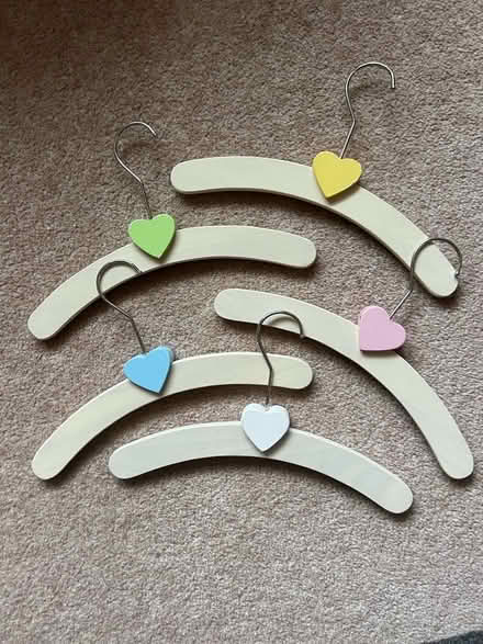 Photo of free Children’s decorative wooden hangers (Northchurch HP4) #1