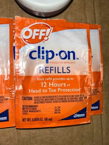 Photo of free OFF! Clip-On & Refills (Pepperell) #1