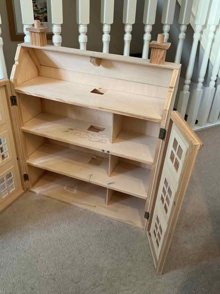 Photo of free Wooden dolls house and lots of furniture (Bailiff Bridge HD6) #3