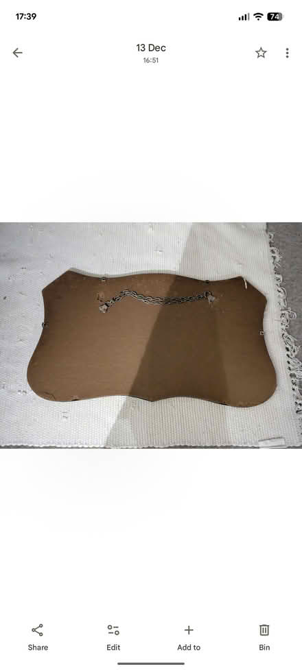 Photo of free Wall mirror (Earwig Corner BN7) #2