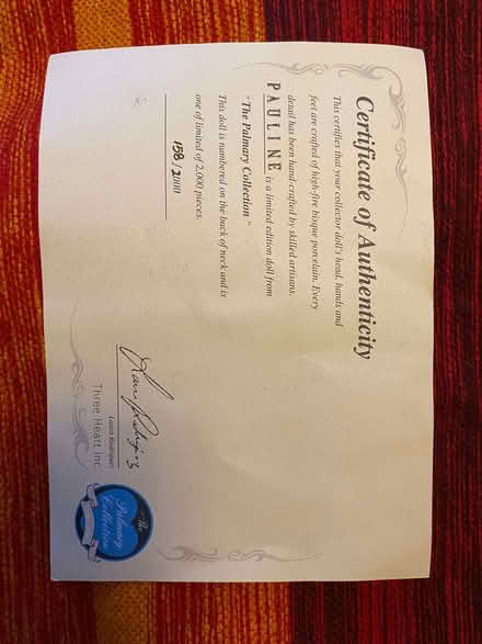 Photo of free Doll (Biggar ML12) #3