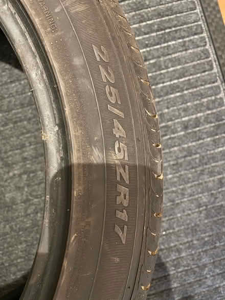 Photo of free 3 tyres, still in decent conditions. 225/45/R17 (Upper Wolvercote OX2) #4