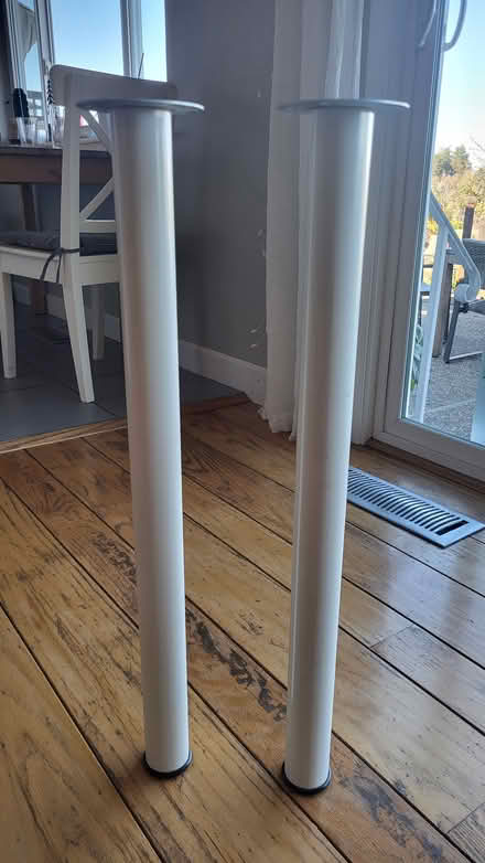 Photo of free Set of metal table legs (San Carlos CA) #1