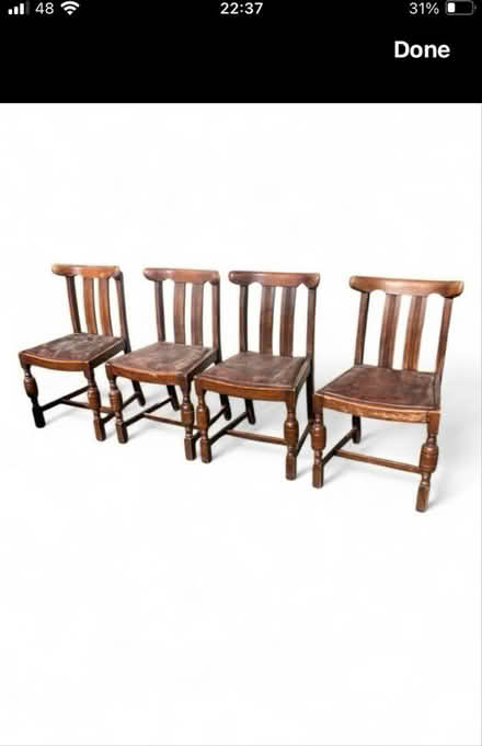 Photo of free Chairs x 4 - Vintage (Perrystown Dublin 12) #4