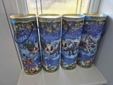 Photo of free 4 Christmas tubs (Tytherington SK10) #1