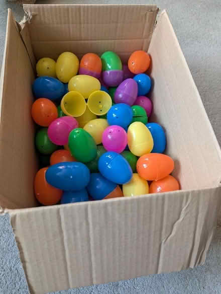 Photo of free Box of coloured plastic eggs (Strawberry Hill TW1) #2