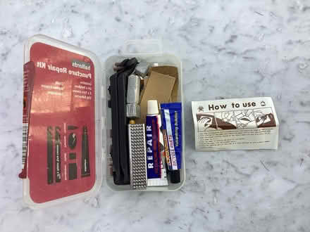 Photo of free Puncture repair kit (High Wycombe HP13, Amersham Rd) #2