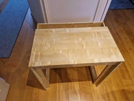 Photo of free Small wood veneer IKEA desk (Twickenham) #3