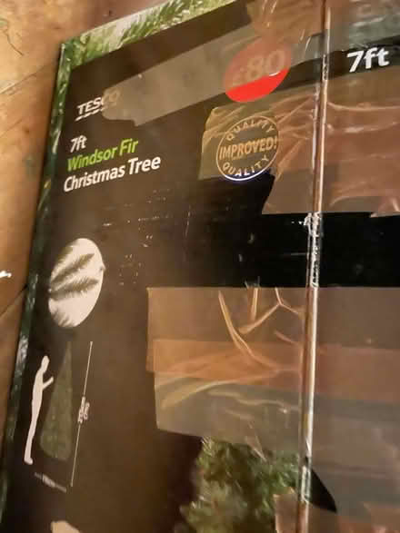 Photo of free 7ft artificial Christmas Tree (New Malden KT3 4) #1