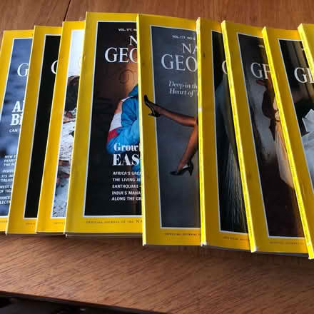 Photo of free National Geographic Magazine for 1990 -full year 12 in all (North Ascot SL5) #3