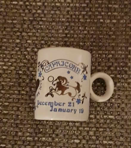Photo of free Mini Kiln Craft Ornamental Collector Capricorn Mug (Handforth SK9) #2